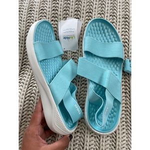 NWT Crocs LiteRide stretch sandals sz 11